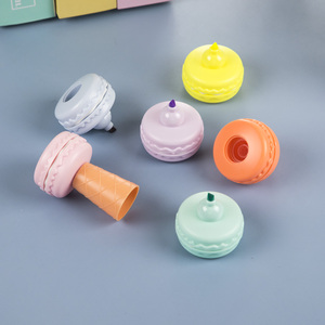 Wholesale <strong>Factory</strong> Macaroon Shape Cheap Price Colorful Child Mini Highlighter <strong>Marker</strong> Pen - Product Image 5