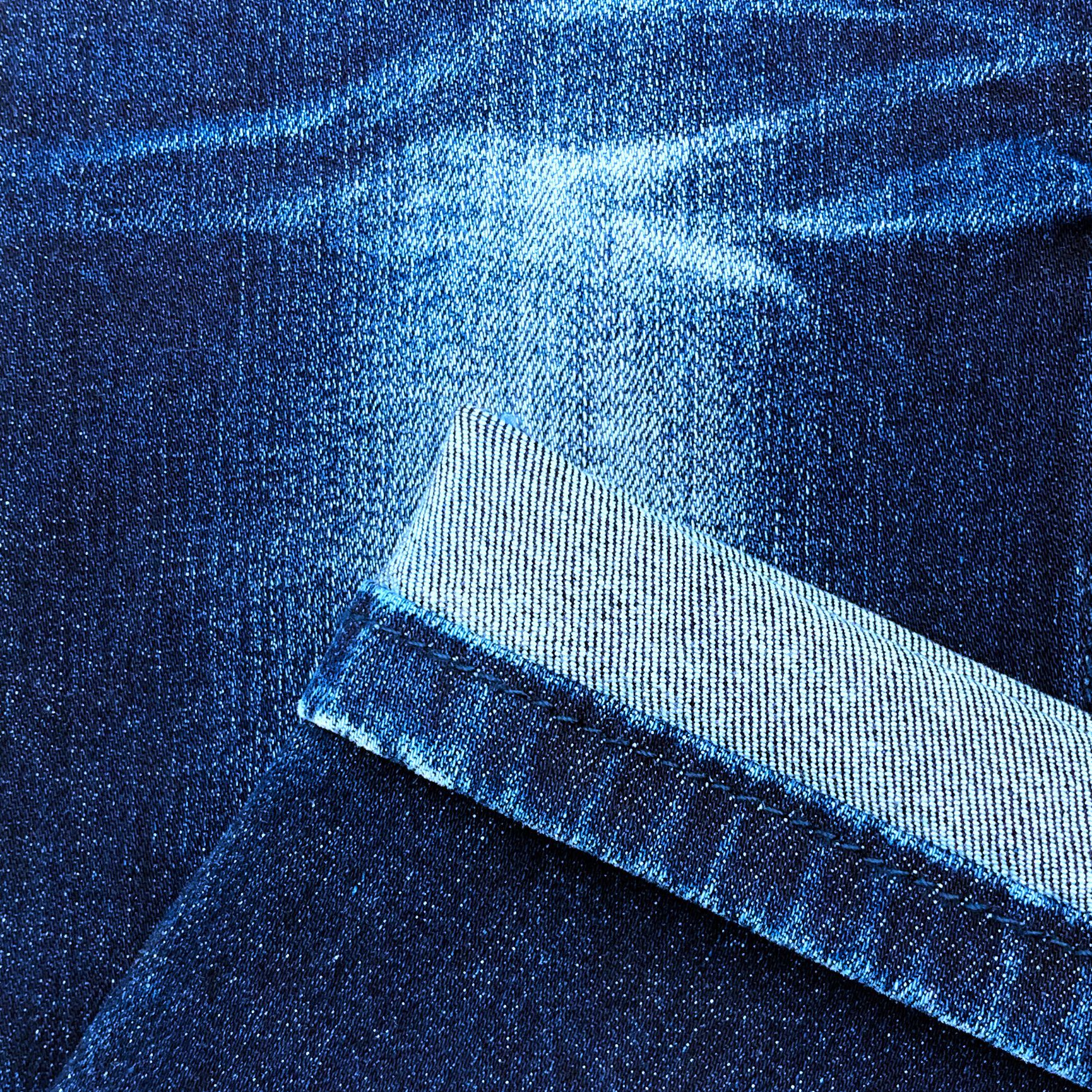 Hot Selling Cotton Poly Spandex Rolls Of Denim Fabric Stock Lot In China