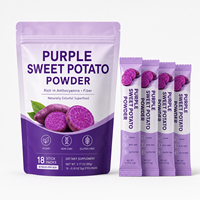 Poudre de Patate Douce Violette en Gros 2500mg avec 10mg de Resvératrol, Açaï, Baies de Sureau, Hibiscus et Anthocyanine – Superaliment Riche en Antioxydants en Vrac