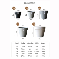 Pot de fleurs nordique pour la décoration de la maison, vente en gros, pots de plantes durables, design simple, jardinières légères, pots de fleurs élégants en plastique