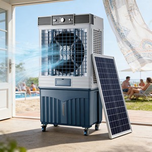 Enfriador Evaporativo Industrial Solar Profesional de 280W y 72L con Velocidad Variable y Enfriamiento Potente para 50-80 Personas ㎡   Áreas Comerciales EYC-9600D De - Product Image 3