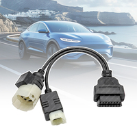 Arnés de cableado adaptador OBD2 con núcleo de cobre de 12V para kit de herramientas de diagnóstico, software SDS 8.40, compatible con motores fueraborda Suzuki