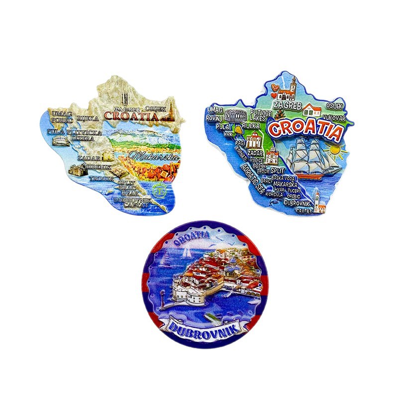 Dubrovnik Croazia magnete frigorifero 3D viaggio souvenir