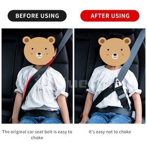 Regolatore Cintura di Sicurezza per Bambini, Posizionatore Protettivo per Spalla e Collo per Viaggi in <span class=keywords><strong>Auto</strong></span> - Product Image 3