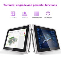 PC industriel tactile 104/101/133 pouces pour équipement de marquage laser CNC, résistant à la poussière et aux taches, compatible VESA, RK3399/J1900