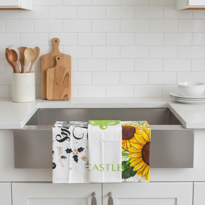 Essuie-tout <span class=keywords><strong>de</strong></span> cuisine 100 % coton personnalisé, séchage rapide et durable, cadeau <span class=keywords><strong>de</strong></span> festival avec impression <span class=keywords><strong>de</strong></span> Noël personnalisée - Product Image 5