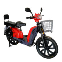 Vélo électrique BLW avec moteur à moyeu arrière, cadre en acier, 48V 500W, vitesse maximale de 40 km/h, autonomie de 45-50 km, 15AH, 3 vitesses