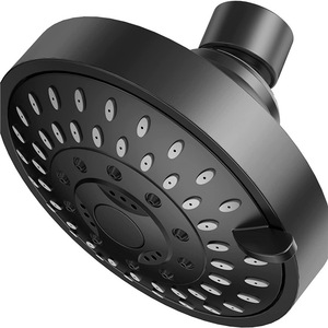 Pommeau de douche Royal Stan 12 cm argenté, fixation murale avec cinq niveaux de pression d'eau réglables pour salles de bain et hôtels - Product Image 5