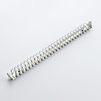 Kit de remplacement pour carnet A5 avec anneaux en O de 212 mm TC Factory, mécanisme de reliure à 20 trous, accessoires, clip de reliure métallique
