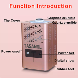 Nouveautés TASANOL 220v <span class=keywords><strong>1600</strong></span> degrés 2kg machine de fusion par induction d'or mini machine de coulée par induction - Product Image 5