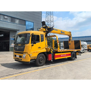 <span class=keywords><strong>Camion</strong></span> de dépannage à plateau Dongfeng Tianjin, diesel, manuel, avec grue rotative de 10 tonnes pour le sauvetage routier - Product Image 5