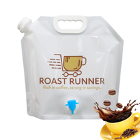 Distributeur de jus en sachet Bag-in-Box de 1,5 L et 3 L avec valve pour spiritueux, rhum, cocktails, liqueurs, vodka, bière, soda – Taille personnalisée