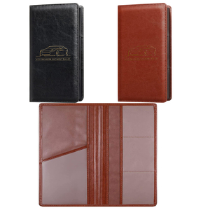 Organizador de Guantera de Cuero PU para Vehículos, Cartera de Viaje y Portadocumentos para Documentos de Matrícula y Seguro del Automóvil - Product Image 1