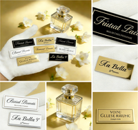 Etiquetas de Botella de Vino Personalizadas de Aluminio Cepillado de Lujo con Relieve, Forma y Capacidad Personalizadas, Empaque Premium para Licores y Dulces