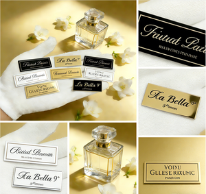 Étiquette de bouteille de vin en aluminium brossé de luxe, étiquette métallique personnalisée en relief pour spiritueux haut de gamme - Product Image 5