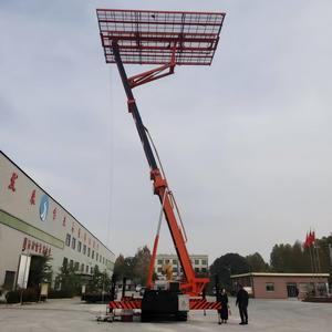 Plateforme d'équipement de levage hydraulique montée sur camion industriel en acier pour travaux en hauteur - Product Image 1