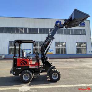 Chargeur sur pneus Mammut Farm approuvé CE TL1000 1tonne chargeuse sur pneus télescopique avec <span class=keywords><strong>godet</strong></span> - Product Image 1