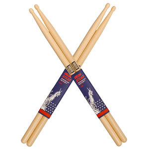 Baguettes de batterie MUSO MA-18 en hickory américain naturel, personnalisation de haute qualité OEM, pour batteurs professionnels - Product Image 3