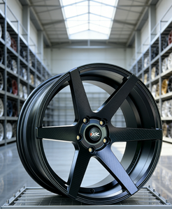 Nuevas Llantas de Aleación de Aluminio 17X8.5 de Ajuste Universal para Autos Deportivos Clásicos de Alto Rendimiento, Color Negro Mate, Multirradio, Gran Venta - Product Image 3
