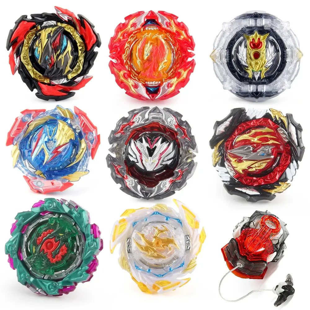 Whosale Beyblades classico trottola in metallo battaglia beyblade giocattoli Top Set giroscopio Bayblade con lanciatore