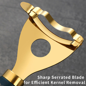 Manueller Maisentkerner aus Edelstahl, robust, spülmaschinenfest, wiederverwendbar, nachhaltig, tragbar, Handgerät zum Entkernen und Schneiden von Mais - Product Image 5