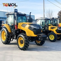 Nouveau design, vente chaude : Tracteur agricole à roues chauffantes de type cabine 150 CV 1504