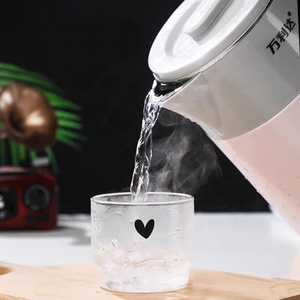 Jolies petites tasses à café <span class=keywords><strong>en</strong></span> <span class=keywords><strong>verre</strong></span> borosilicate, empilables, avec visages souriants et cœurs, pour boissons, desserts, poudings, lait et eau - Product Image 3