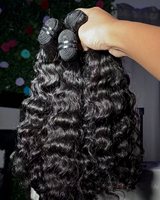 Paquetes de cabello ondulado camboyano Camboyano de cabello crudo para precio de fábrica