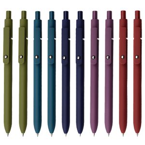 5 pièces stylos Gel à encre noire japonaise haut de gamme 0.5mm pointe fine écriture lisse journalisation prise de notes en plastique grande idée cadeau - Product Image 4