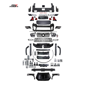 Pièces de pare-chocs et de phares GBT populaires pour Toyota <span class=keywords><strong>Land</strong></span> <span class=keywords><strong>Cruiser</strong></span> <span class=keywords><strong>150</strong></span> Prado, mise à niveau du modèle Prado 2010-2017 vers le modèle E 2018, accessoires pour modèle Prado - Product Image 2