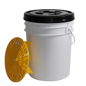 Seau d'emballage extérieur 20L en PP, multifonctionnel pour le stockage et le nettoyage, seau de lavage de voiture 20KG - Product Image 1