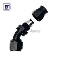 Tuyau pivotable à 30 degrés AN8 en PTFE aluminium, raccords en aluminium, nouvelle collection de
