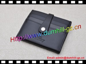 Porte-cartes de crédit en cuir véritable avec fermeture instantanée, 2 pièces - Product Image 2