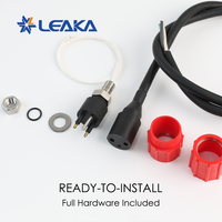 Conector Subacuático Compatible con SubConn de 2 Pines, 10A 600V IP69K, Chapado en Oro, para Cable Marino, Conector Circular Hermético