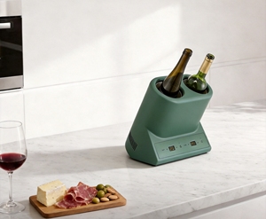 Mantiene il Vino Freddo Durante il Pasto Refrigeratore per Due Bottiglie di Vino con 2 Temperature Regolabili - Product Image 6