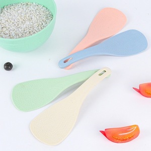 Wheat Straw Rice Scoop Nordic Style <b>Kitchen</b> Spatula For Rice Cooker Simple <b>Plastic</b> Spoon - Product Image 3