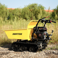 AUSTTER 3F+1R Landmotor-Benzinmotor Landwirtschaft Baustellenbau Raupenbahnen-Kraftwagen Lastkarren-Mini-Kartonlader