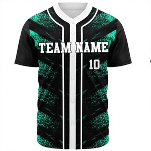Maillot de baseball personnalisé à prix abordable, taille personnalisée, logo personnalisé, impression par sublimation, maillot de baseball à séchage rapide avec OEM - Product Image 1