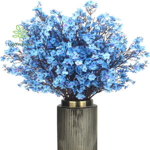 Soie Bébé Souffle Gypsophile Fleurs Artificielles Rouge Brun Fleurs De Noël pour Bébé Souffle Fleurs Bush Décoration - Product Image 2