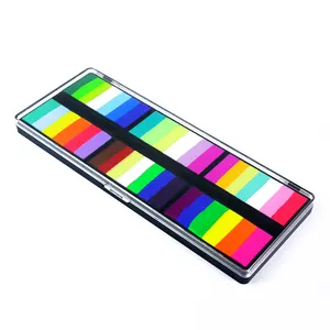 GP New arrival Adult Art Painting case 36 colors Neon Make up Markers kids Water Based Face Body Paint Palette