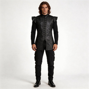 Disfraz de cosplay de Jon Snow, estilo europeo americano, chaleco de caballero medieval, disfraz de hombre para Halloween, Juego de Tronos - Product Image 1