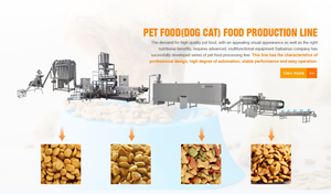 Línea de Maquinaria para la Elaboración de Alimentos para Animales, Extrusora de Alimentos para Gatos, Perros y Peces, Fábrica de Producción de Alimentos para Mascotas - Product Image 2