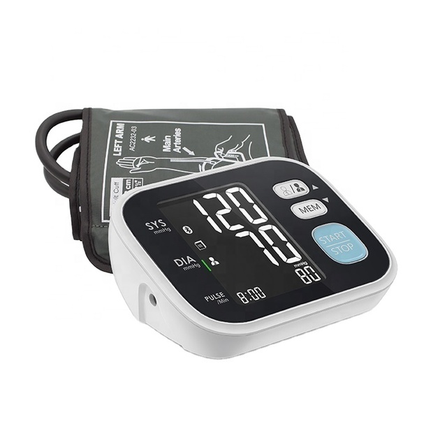 TRANSTEK Medical-Grade Dual-User Smart Bluetooth Upper Arm Blood Pressure Monitor for Home & Health Management