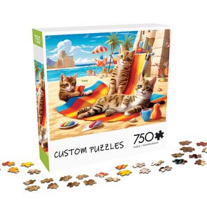 Personnalisé de haute qualité 350/750/1000 <span class=keywords><strong>pièces</strong></span> papier couleur tableau gris <span class=keywords><strong>puzzle</strong></span> adulte motif animal <span class=keywords><strong>puzzle</strong></span> jeu personnalisé <span class=keywords><strong>puzzle</strong></span> - Product Image 1