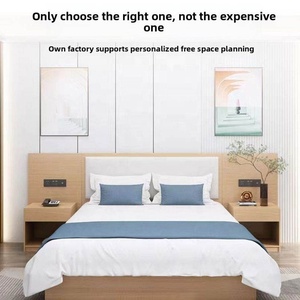 Meilleures ventes : Cadre de lit de motel, mobilier d'hôtel, ensembles de chambre à coucher, design élégant, mobilier d'hôtel 3 étoiles, applicable aux locations d'appartements - Product Image 5