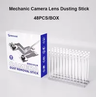 MECHANIC 48 pièces/boîte – Bâtonnet de nettoyage anti-poussière pour appareil photo CD48 – Nettoyant pour empreintes digitales sur objectif et écran de tablette/téléphone portable