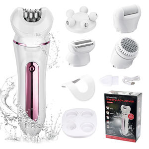 Kit de soin 5 en 1 pour femme, rasoir électrique sans douleur, rechargeable, étanche IPX7, épilateur électrique pour femmes - Product Image 4