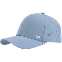 Gorras de Béisbol Personalizadas para Hombre, con Corte Láser, Resistentes al Agua, con Estampado 3D en Relieve, de 6 Paneles, con Cierre a Presión