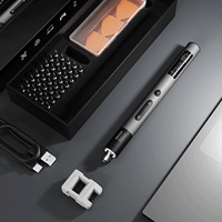 Ensemble de tournevis électriques 50 en 1, batterie rechargeable, moteur sans balais, 3 réglages de couple, lumière LED pour la réparation d'ordinateurs