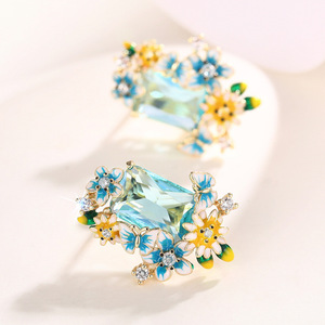Orecchini a polsino geometrici Daisy da donna, stile naturale, accessori per l'orecchio da indossare tutti i giorni - Product Image 5